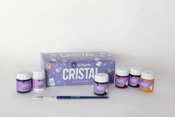 PINTURA CRISTAL SURTIDO C-6 LA PAJARITA