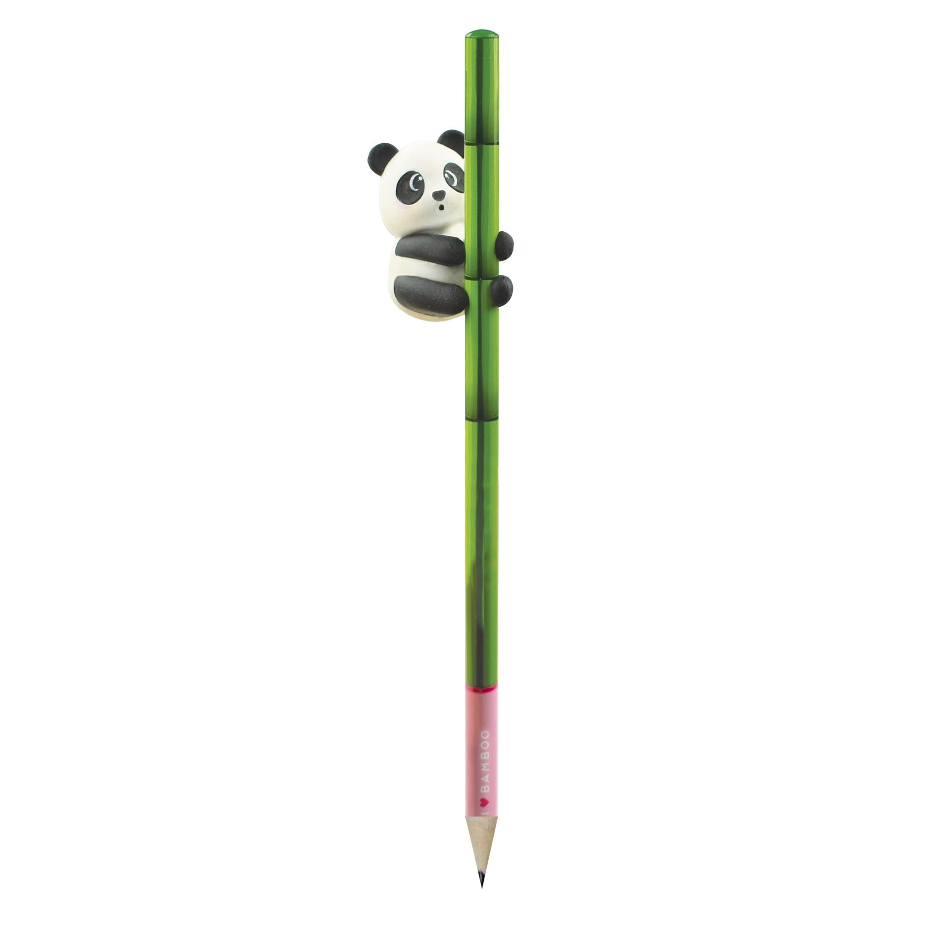 LAPIZ LOVE BAMBU CON GOMA PANDA LEGAMI