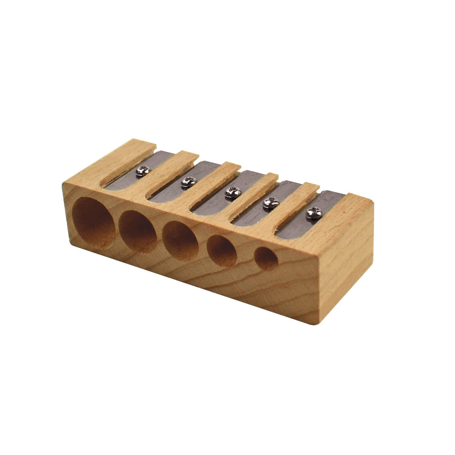 AFILADOR MADERA 5 CUCHILLAS LEGAMI