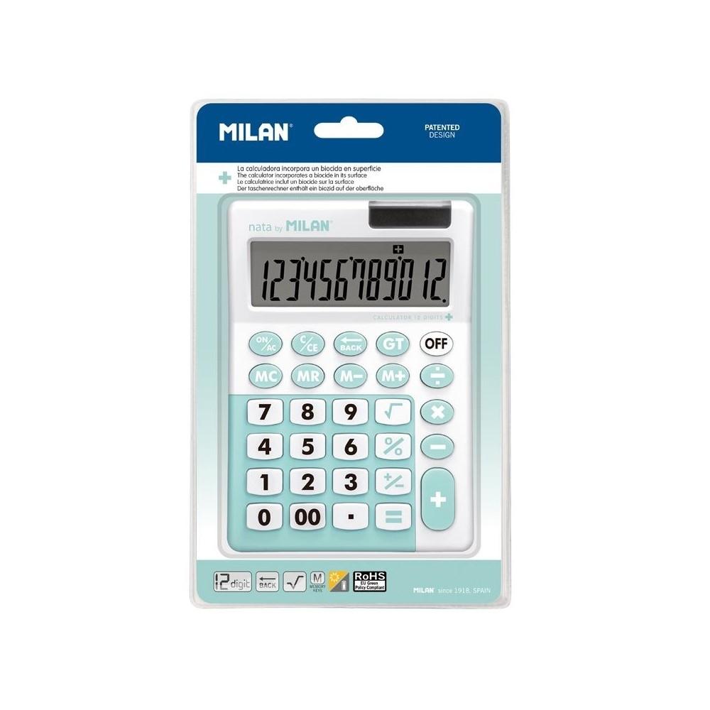 CALCULADORA MILAN 12 DIGITOS ANTIBACTERIAL