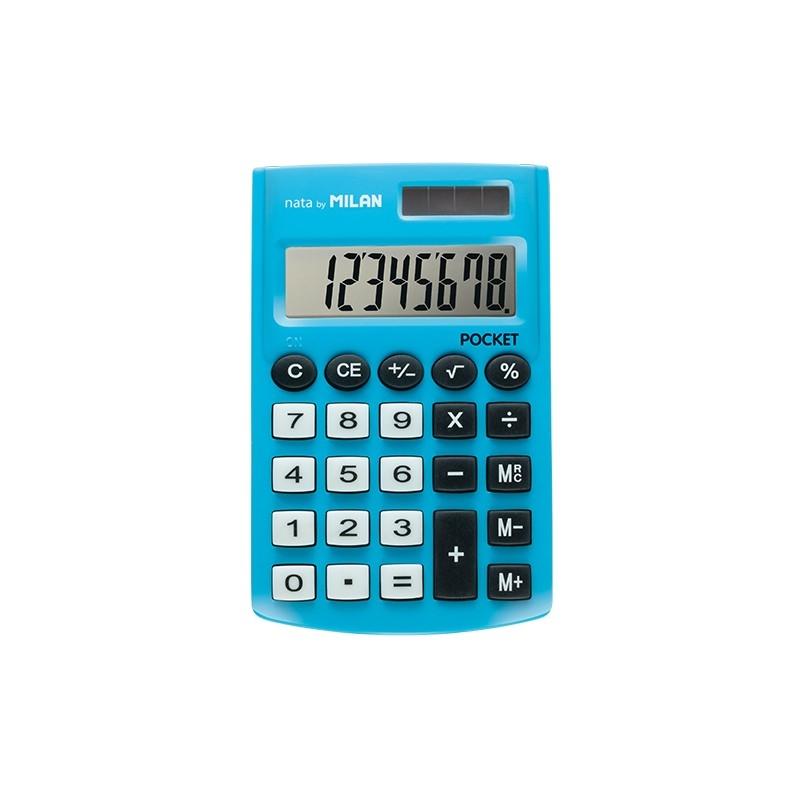 CALCULADORA MILAN TOUCH 8 DIGITOS DE COLORES.