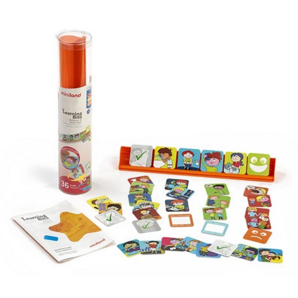 SET DE TARJETAS LERNING BITS: COMPORTAMIENTO Y TAREAS MINILAND