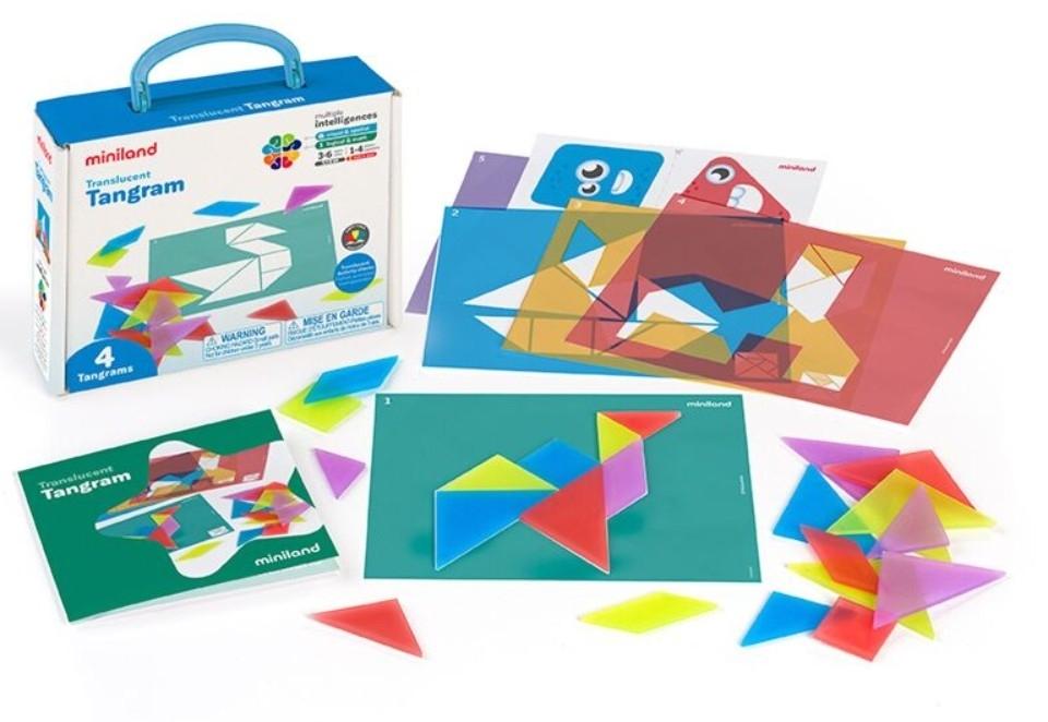 SET DE TANGRAM TRANSLUCIDO MINILAND