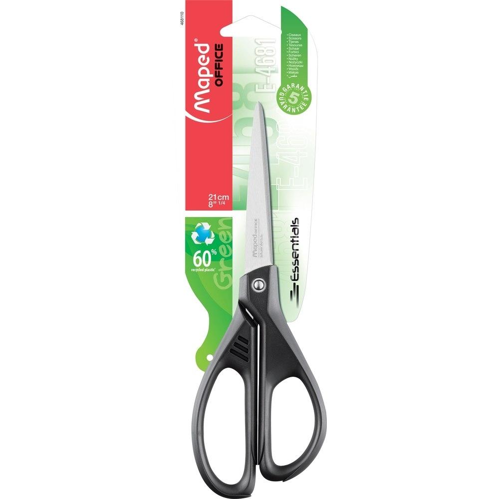 TIJERA ESSENTIALS GREEN 21CM MAPED