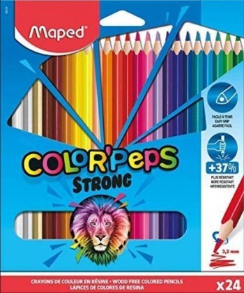 LAPICES COLOR PEPS STRONG MAPED
