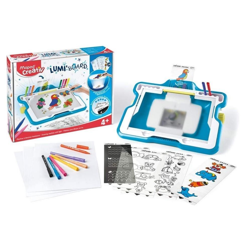 ARTIST BOARD PIZARRA DE LUZ ACTIVITIES MAPED