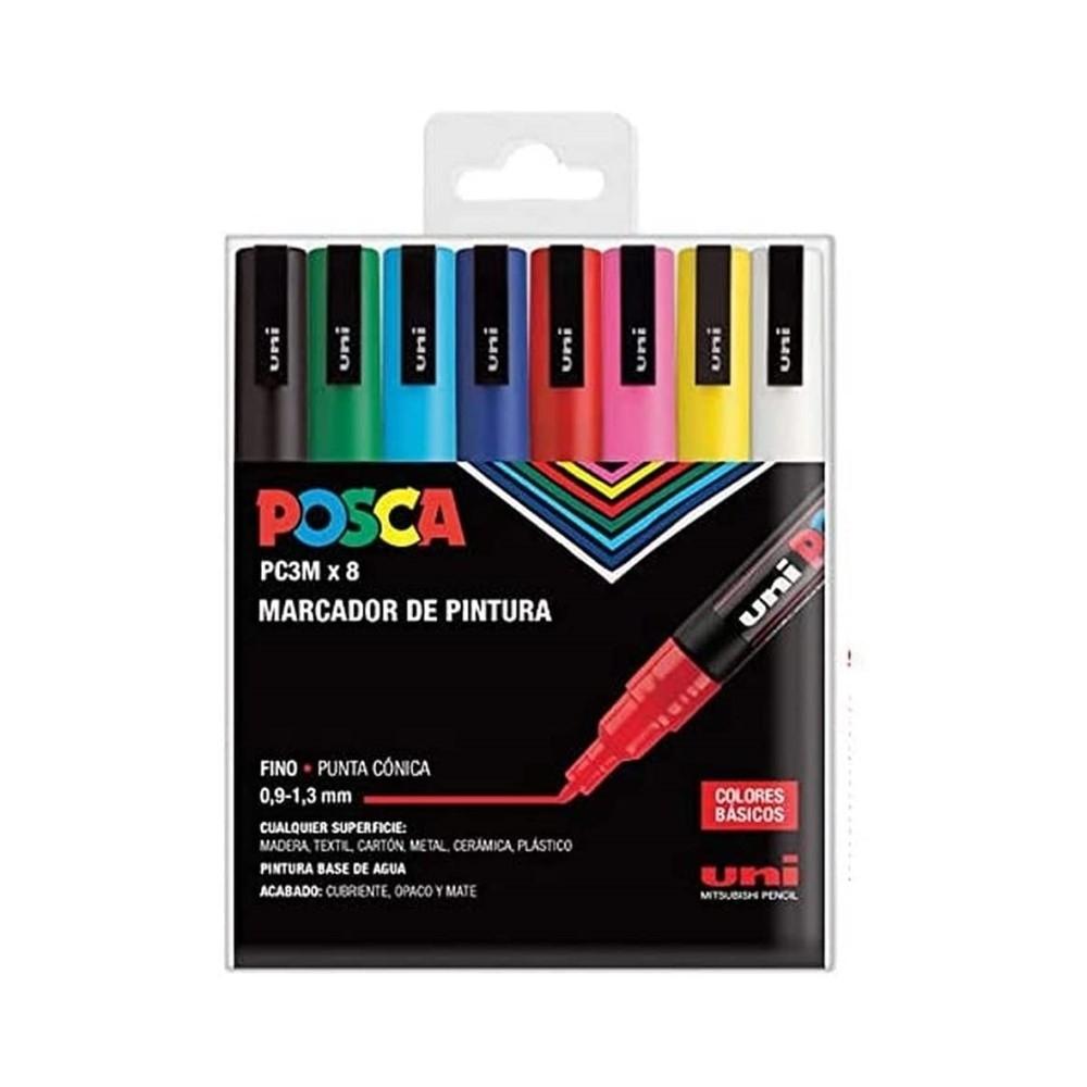 ESTUCHE BASIC 8 COLORES POSCA