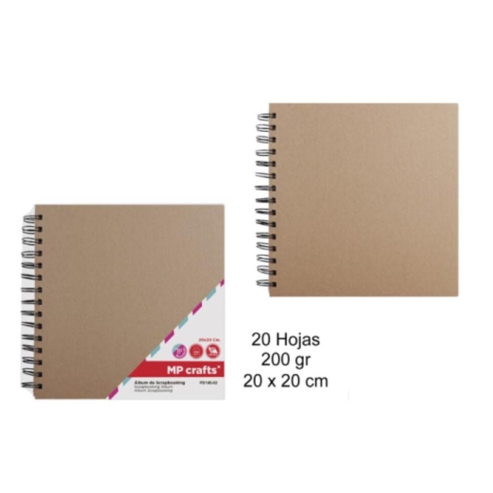 ALBUM PARA SCRAPBOOKING 20x20CM 20H