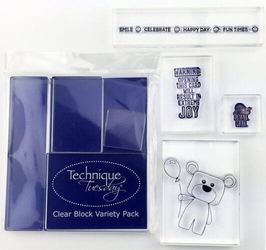 SET 4 BASES CLEAR STAMP TECHNIQUE