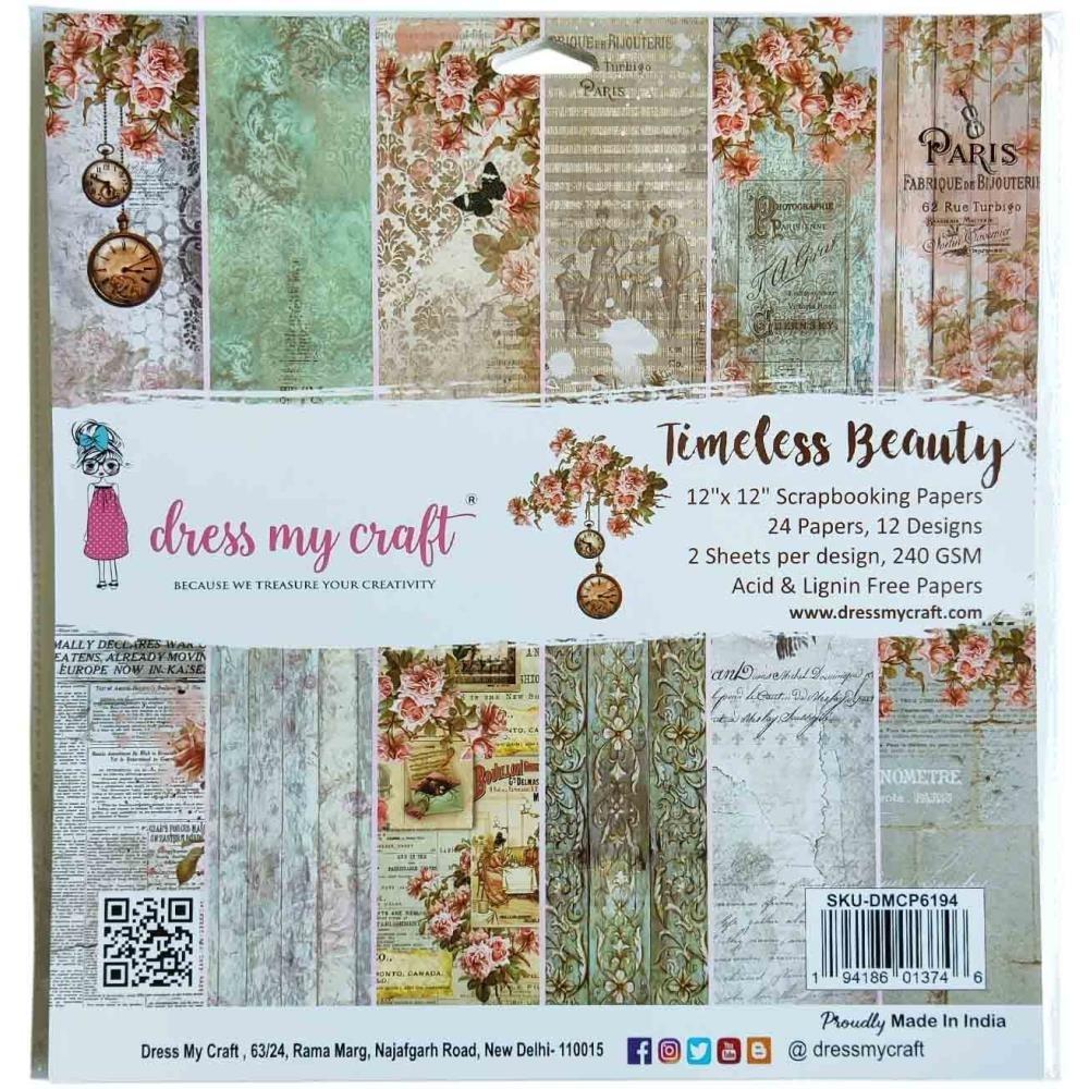 BLOCK 24 LAMINAS DOBLE CARA 30X30 TIMELESS BEAUTY