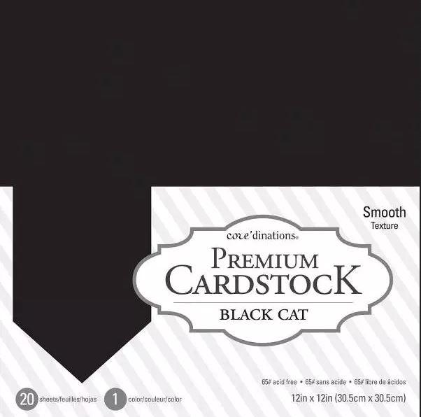 BLOCK CARTULINA CORE 30X30 BLACK CA