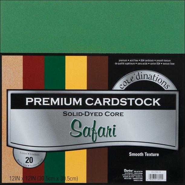 BLOCK CARTULINA CORE 30X30 SAFARI
