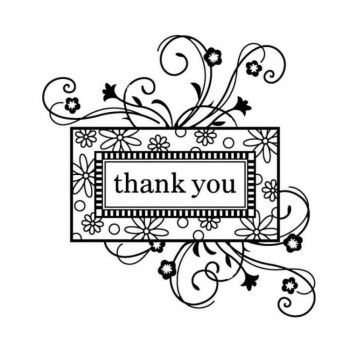 SELLOS CLEAR STAMPS THANK YOU