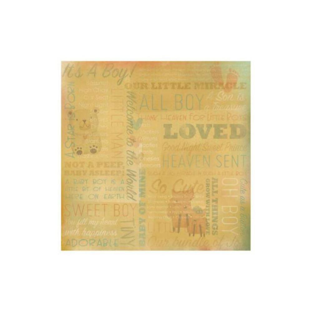 LAMINA ITS A COLL BABY BOY 30X30