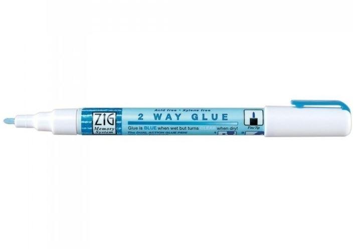 PEGAMENTO BOLIGRAFO FINE TIP ZIG 2-WAY GLUE
