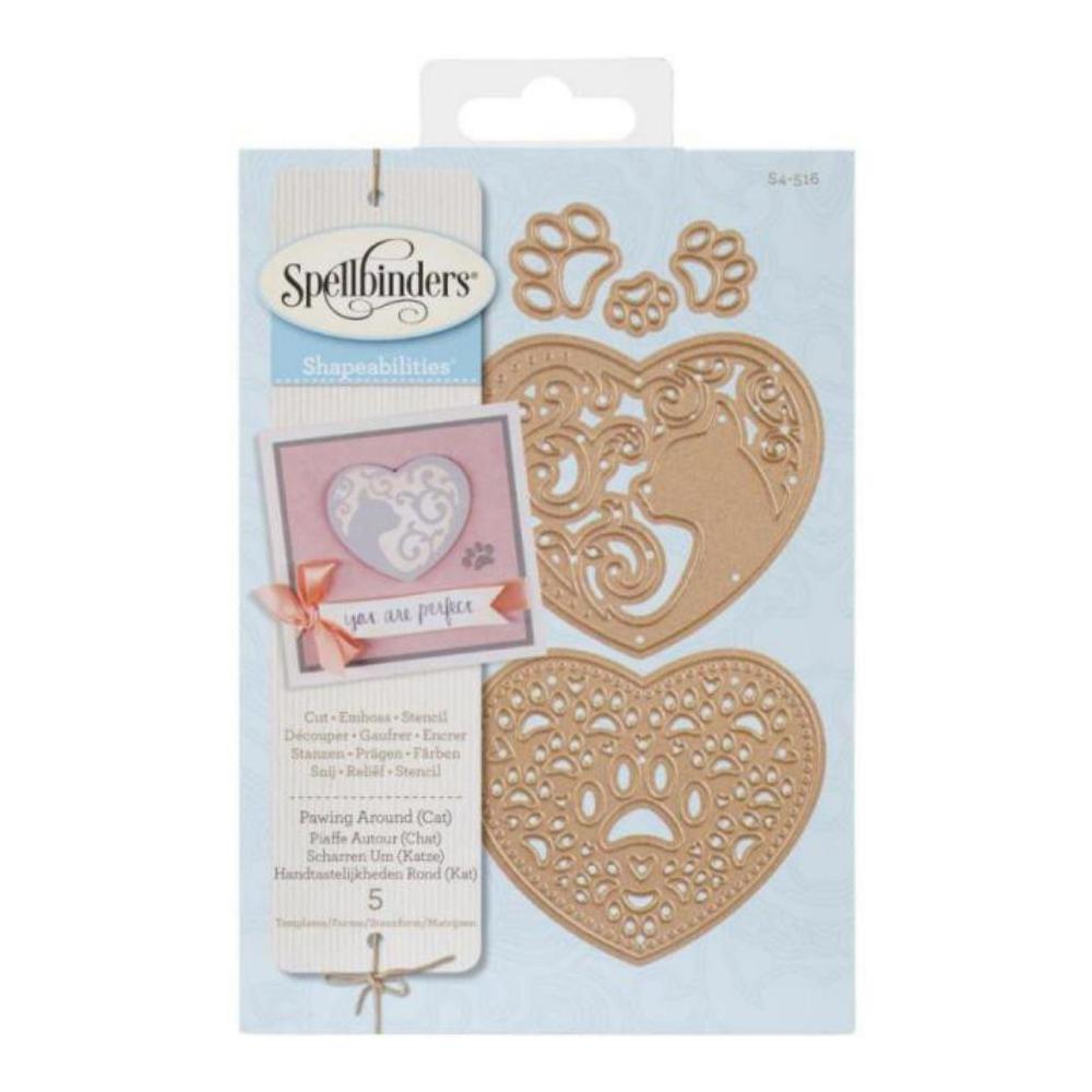 TROQUEL FRAMELITS CORAZON Y GATO