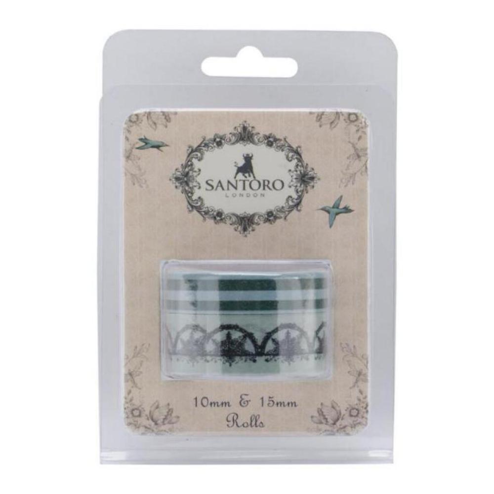 CINTA WASHITAPE KIT 2 SANTORO BLUE