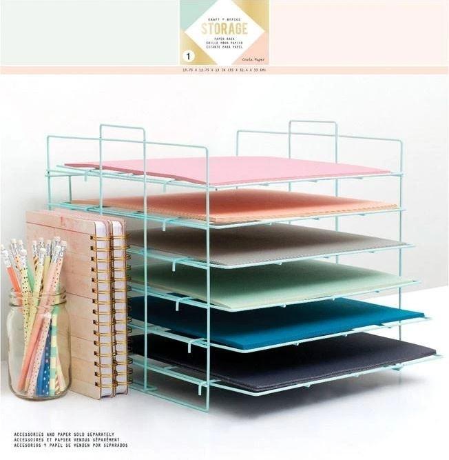 ESTANTERIA DE REJILLA PARA PAPEL 12X12