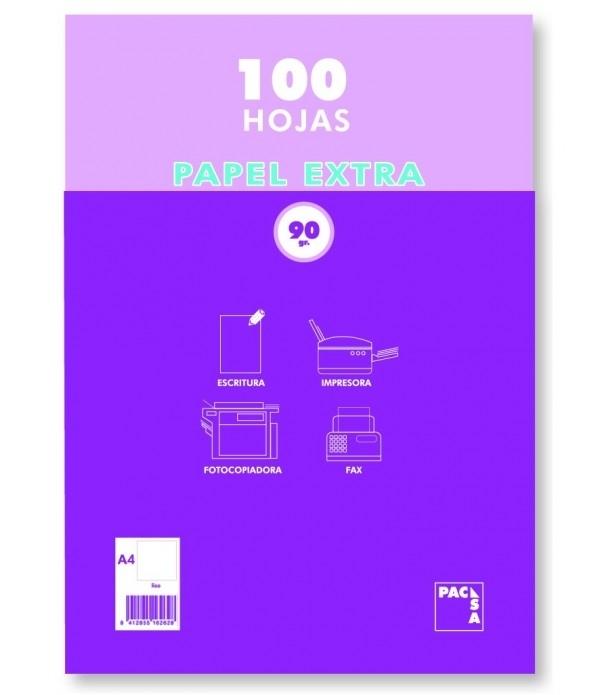 PAPEL PACSA A4 90 GRS. PAQUETE 100 H
