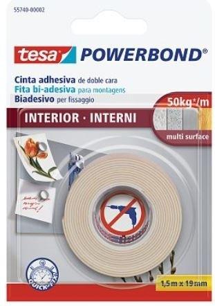 CINTA ADHESIVA DOBLE CARA 1.5X19mm TESA