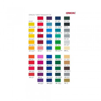 VINILO ORACAL 8500 TRANSLUCIDO 315MM X 1 MT