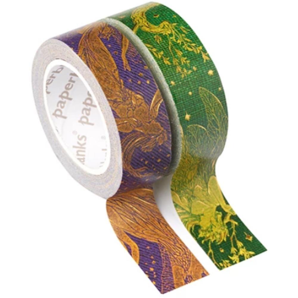 PAPERBLANKS WASHI TAPE MIXED PACK / OLIVE FAIRY/VIOLET FAIRY / WASHI