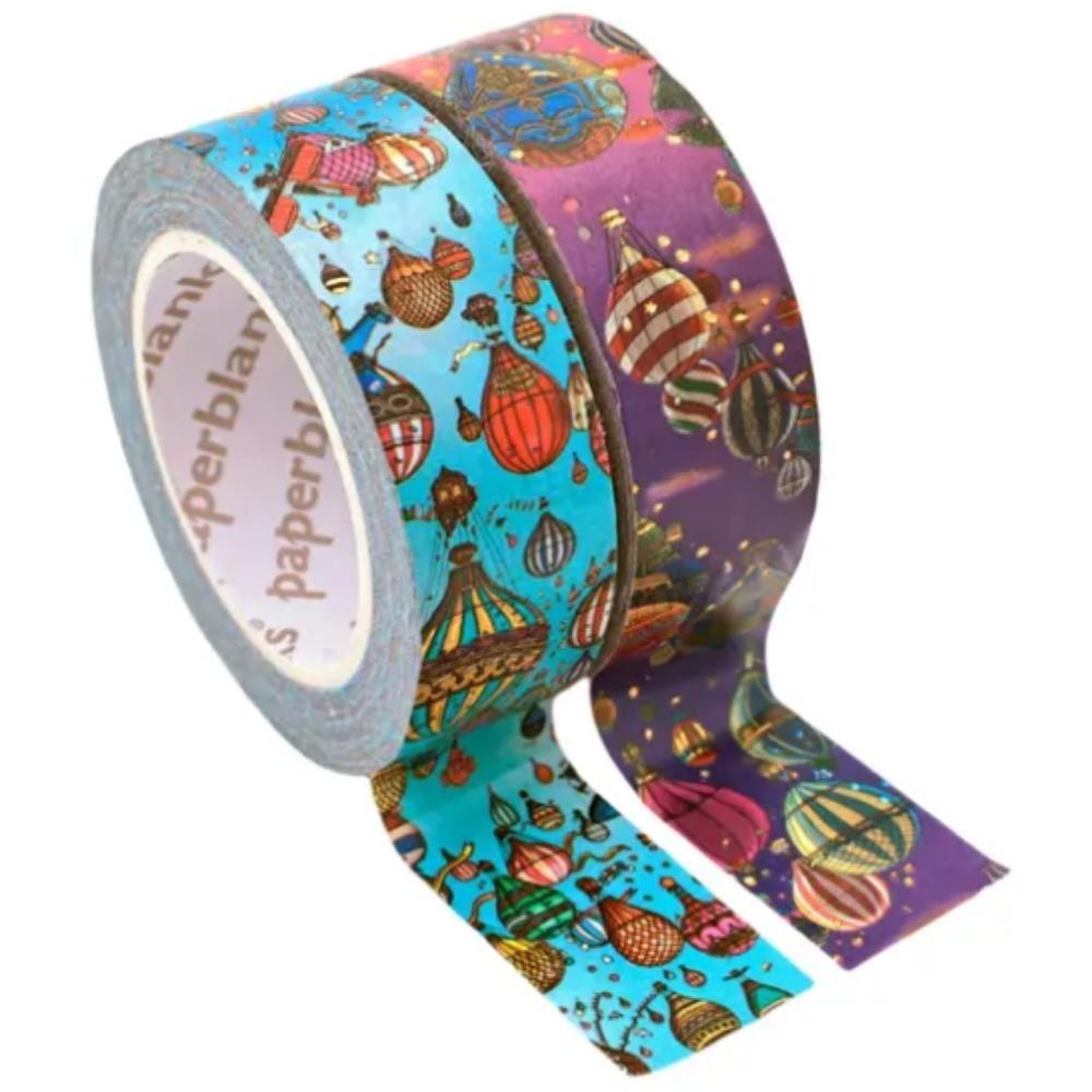 PAPERBLANKS WASHI TAPE MIXED PACK BALLOON FESTIVALSUNSET RIDE WASHI TAPE