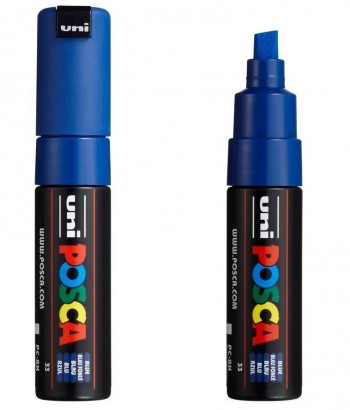 ROTULADOR POSCA PUNTA GRUESA BISELADA 8K 8MM