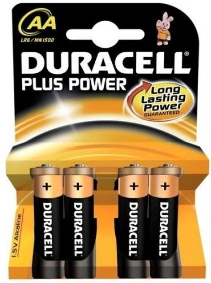 PILAS DURACELL BLISTER 4 AA