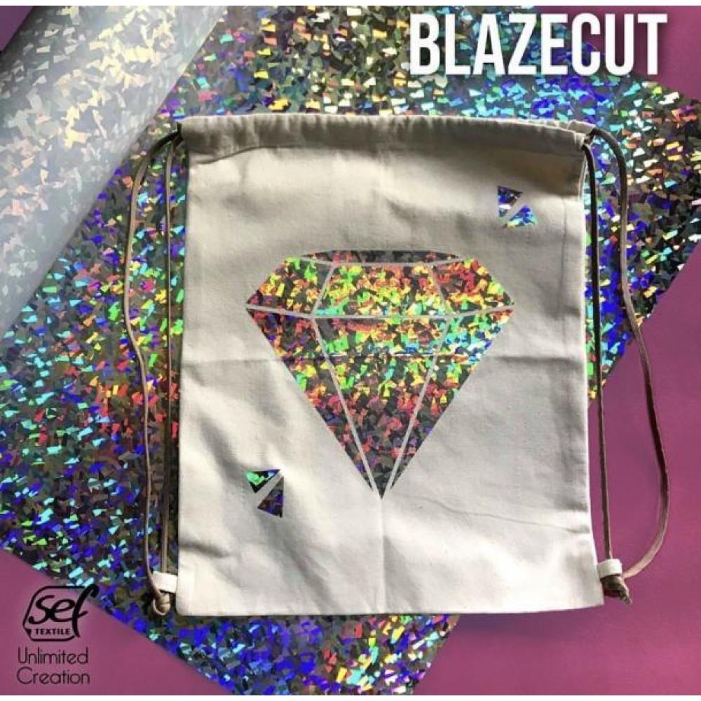 VINILO TEXTIL HOLOGRAFICO DIAMANTE 0,25X1 MT
