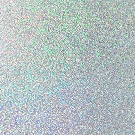VINILO TEXTIL PLATA HOLOGRAFICO 0,25X1 MT