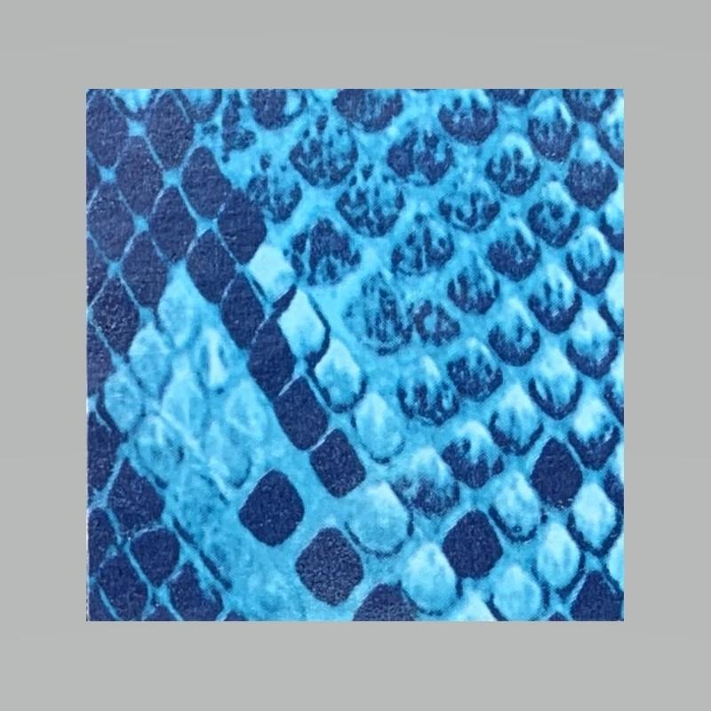 VINILO TEXTIL SERPIENTE AZUL 0,25X1 MT