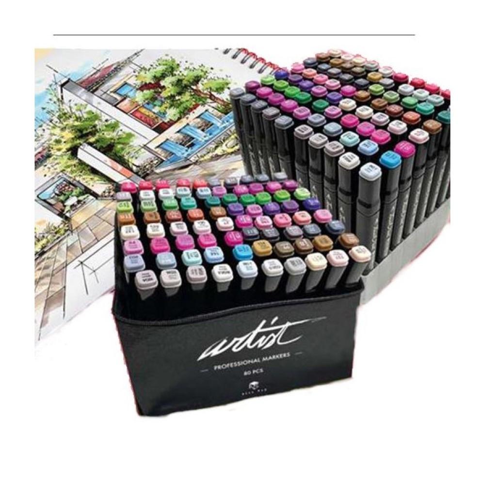 SET 80 ROTULADORES LUXURY CANVAS ARTIST