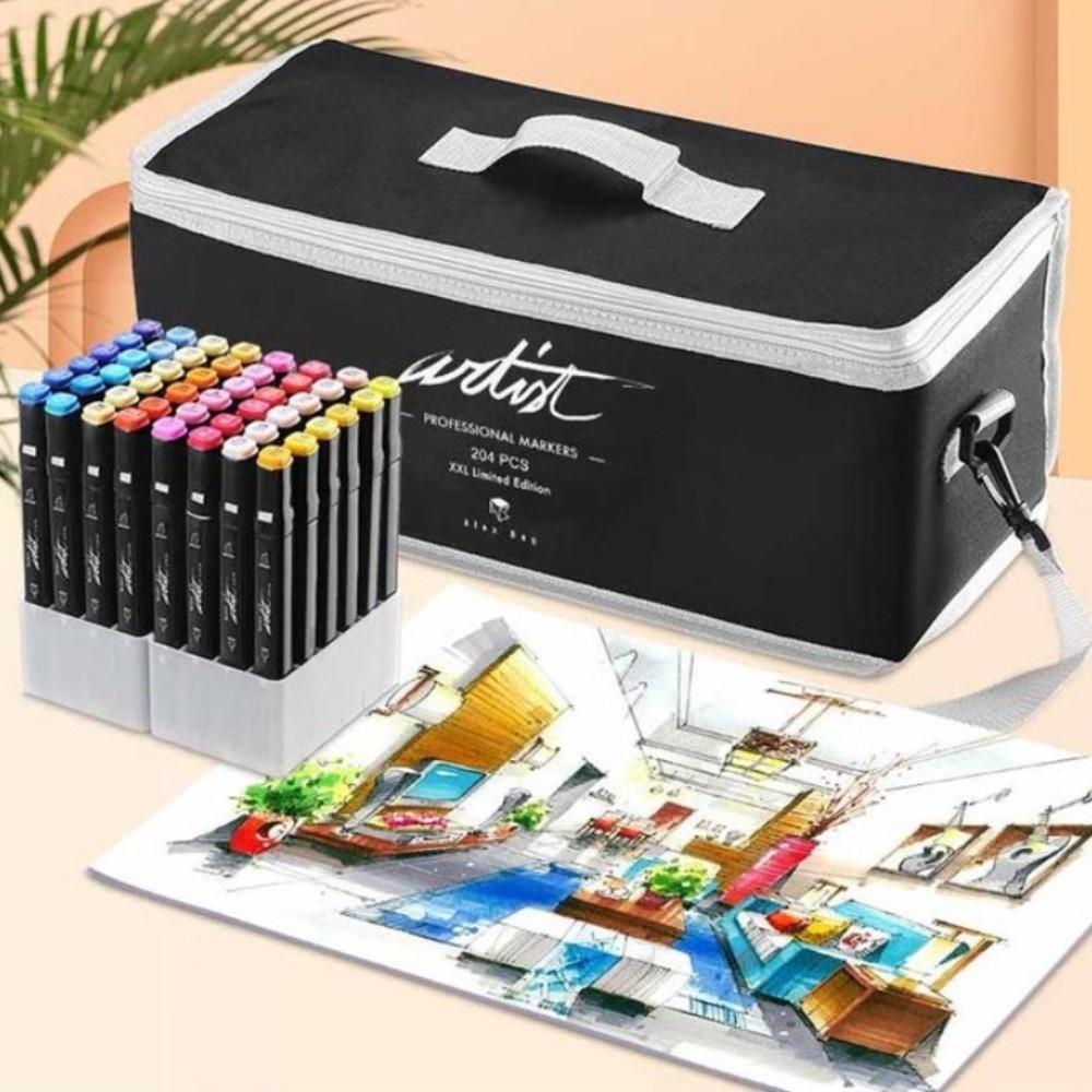 SET 204 ROTULADORES LUXURY CANVAS ARTIST
