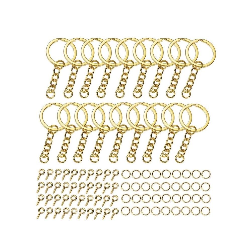 ACCESORIOS PARA LLAVERO COLOR ORO