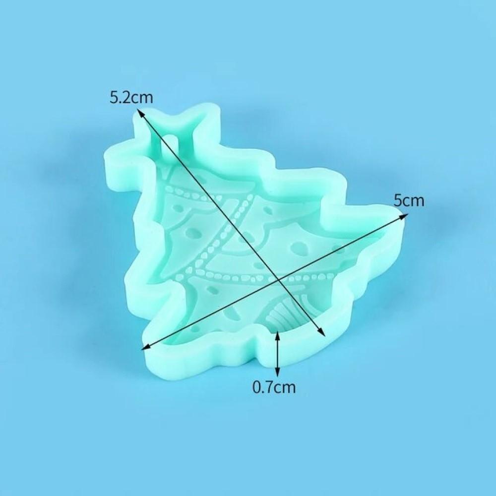 MOLDE SILICONA RESINA ARBOL DE NAVIDAD 34
