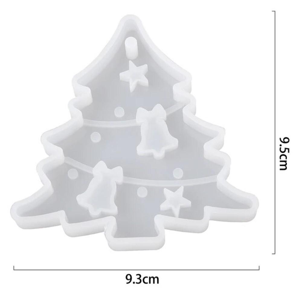 MOLDE SILICONA RESINA ARBOL DE NAVIDAD 7