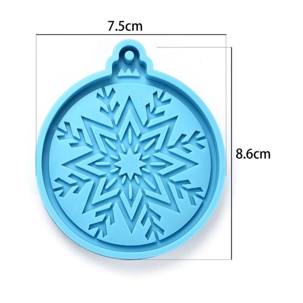 MOLDE SILICONA RESINA BOLA DE NAVIDAD 05