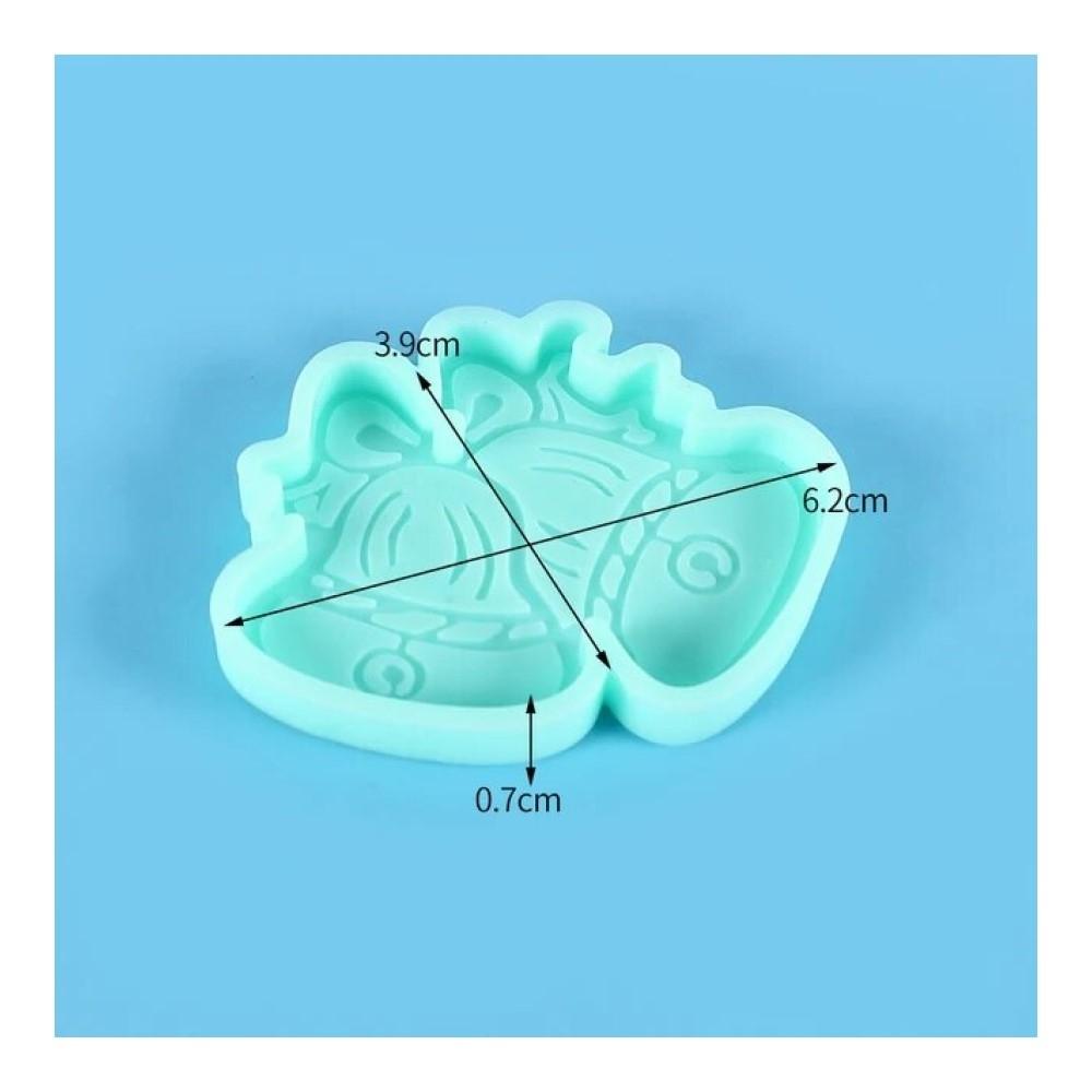 MOLDE SILICONA RESINA CAMPANAS 38