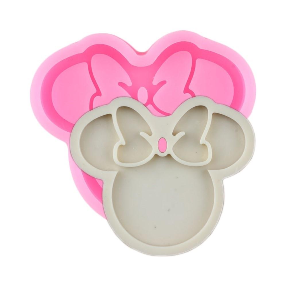 MOLDE SILICONA RESINA CABEZA DISNEY MINNIE GR