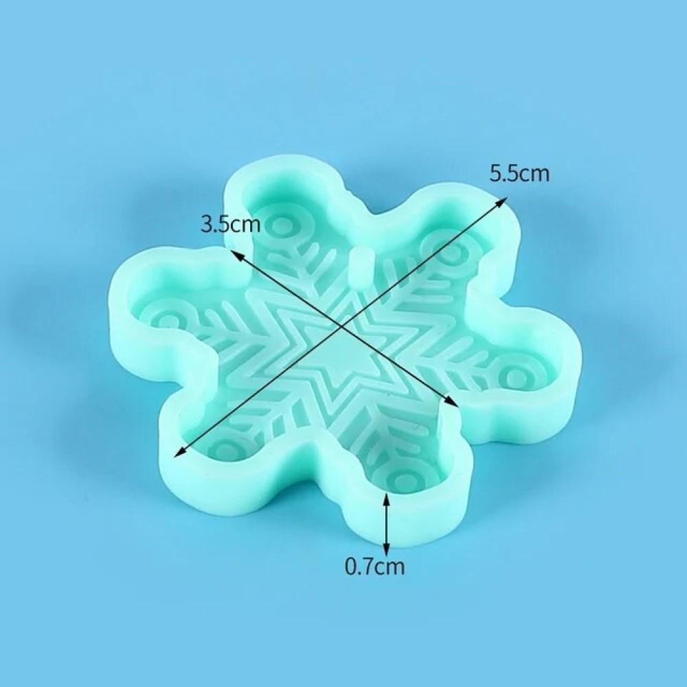 MOLDE SILICONA RESINA COPO DE NIEVE 33