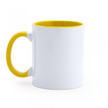 TAZA DE SUBLIMACION BLANCO/COLOR 11 OZ