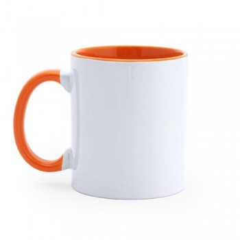 TAZA DE SUBLIMACION BLANCO/COLOR 11 OZ