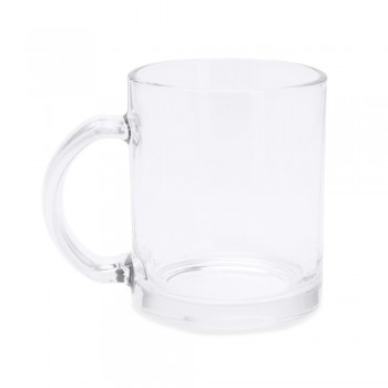 TAZA SUBLIMACION CRISTAL TRANSPARENTE