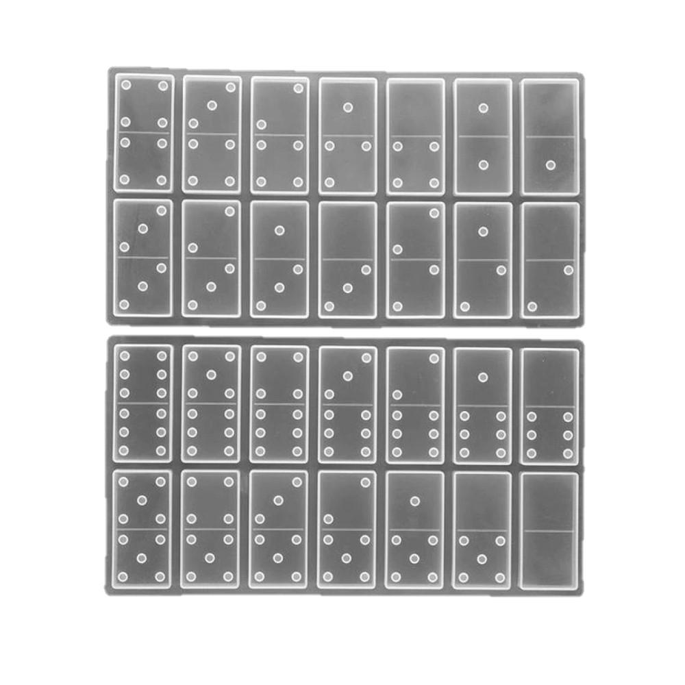 MOLDE SILICONA RESINA DOMINO