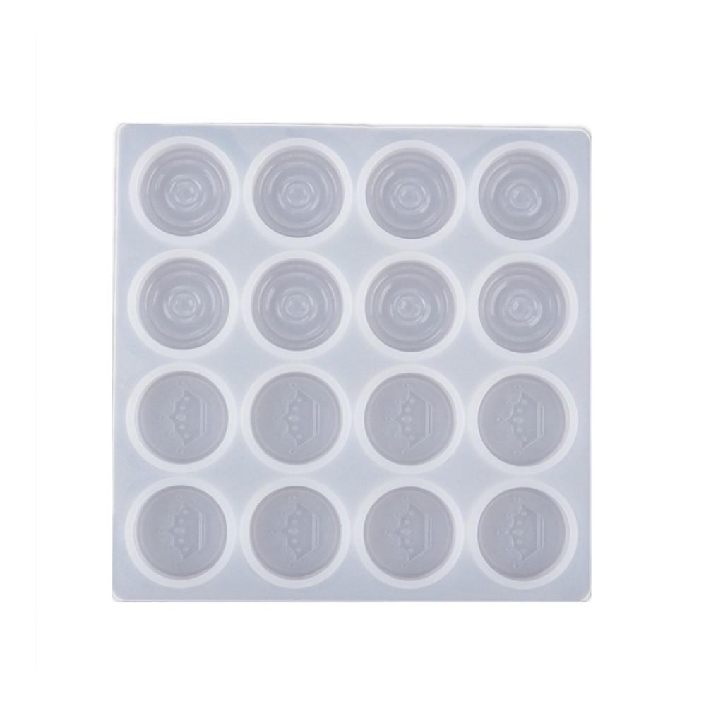 MOLDE SILICONA RESINA FICHAS DE DAMAS