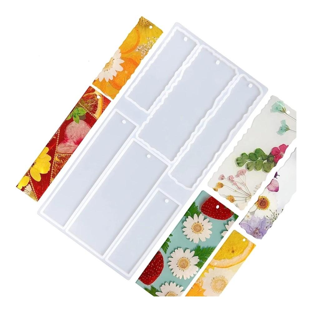 MOLDE SILICONA RESINA KIT MARCAPAGINAS