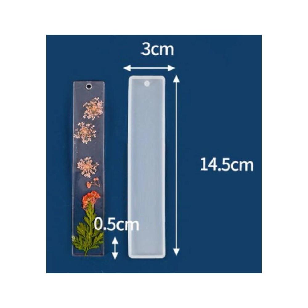 MOLDE SILICONA RESINA MARCA PAGINAS