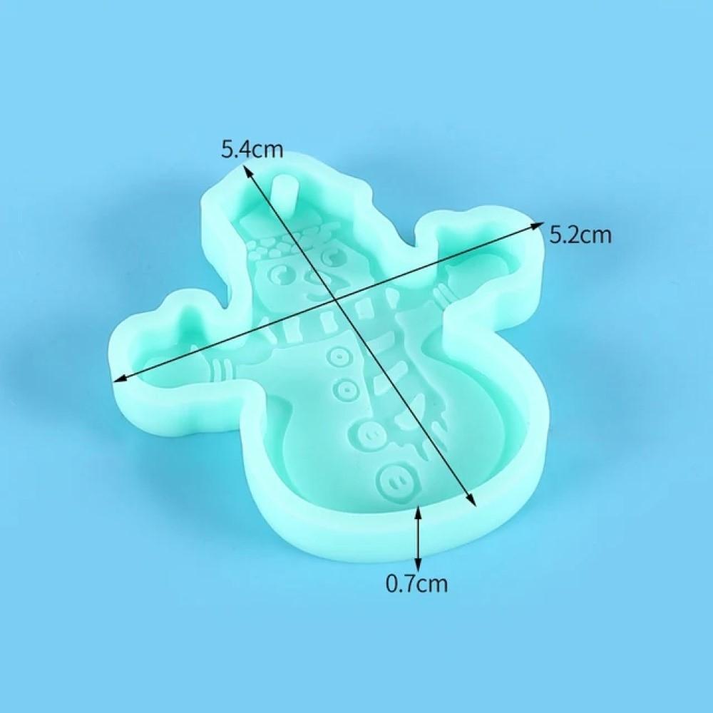 MOLDE SILICONA RESINA MUÑECO DE NIEVE 28
