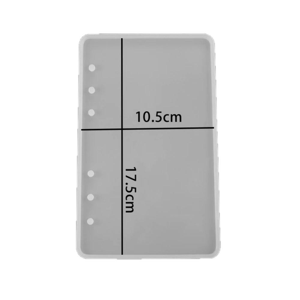 MOLDE SILICONA RESINA TAPA PARA CUADERNO